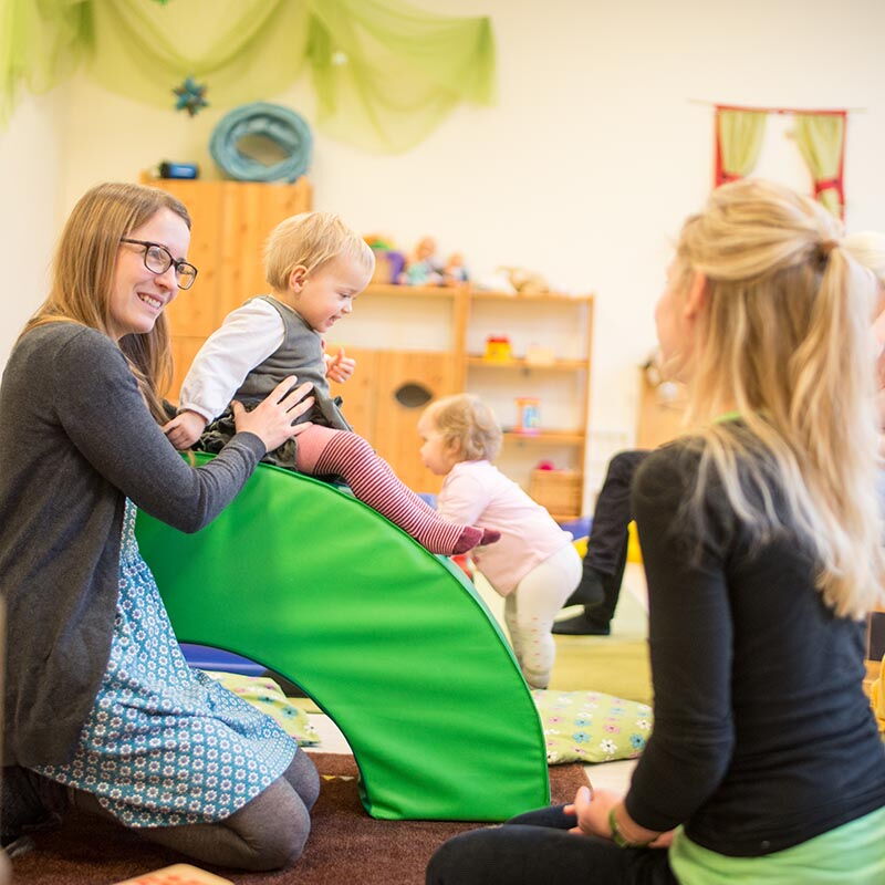 Austausch, Begegnung, Spielanregungen - das A und O unserer Gruppenangebote