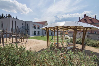 unser Garten, ein beliebter Lern-, Erfahrungs- und Spielort