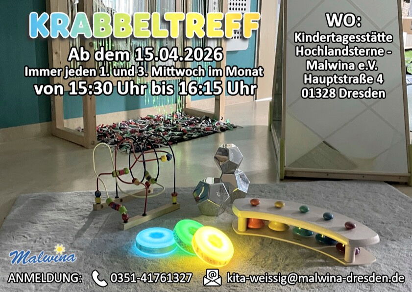 Krabbeltreff in der Kita Hochlandsterne