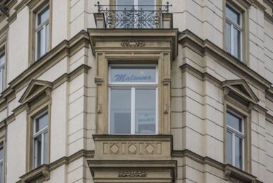 Das Haus in der Beratungsstelle in der Königsbrücker Straße 37