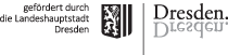 Logo "gefördert durch die Landeshauptstadt Dresden"